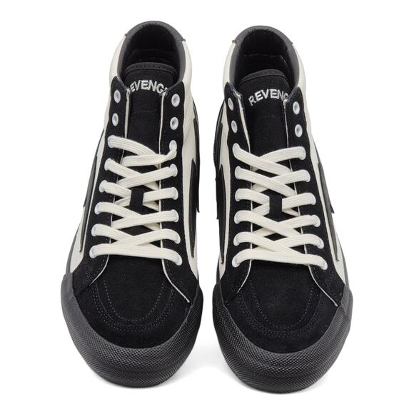 Revenge x Storm Vol. 2 Hi Top Sneakers in Black/White (11) - Picture 4 of 9